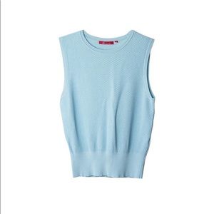 90s Textured Sweater Tank